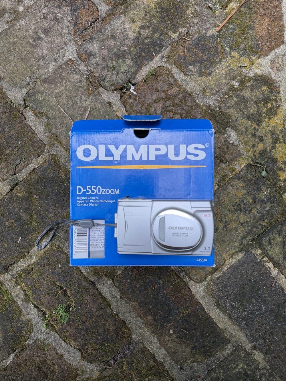 Olympus Silver Camera in Blue Branded Box